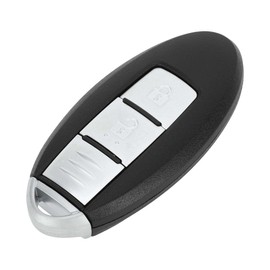 A ABSOPRO 2 Buttons Key Shell Case Keyless Entry Remote Key Fob Replacement Case for Nissan Sunny