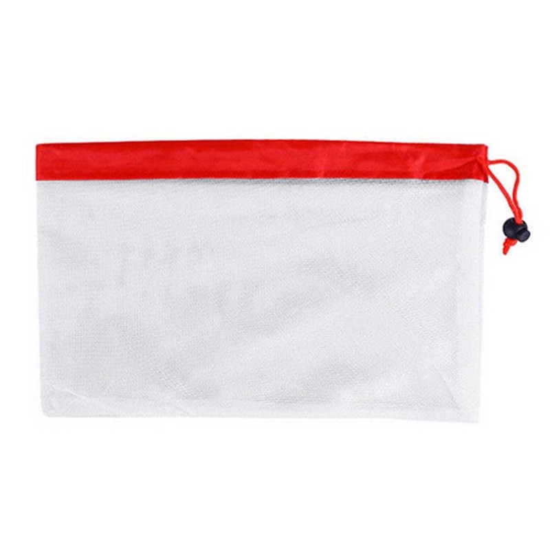 TopHomer 3 Pack Small Reusable Shopping Bag Vegetable Mesh Bag