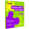 Uinkit 105 Sheets Printable Premium Matte White Vinyl Sticker Paper