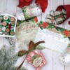 Super Deluxe Watercolor Red Poinsettia Christmas Party Bundle, Includes 20