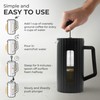 Kaffe Large French Press Coffee Maker & Camping Coffee Pot