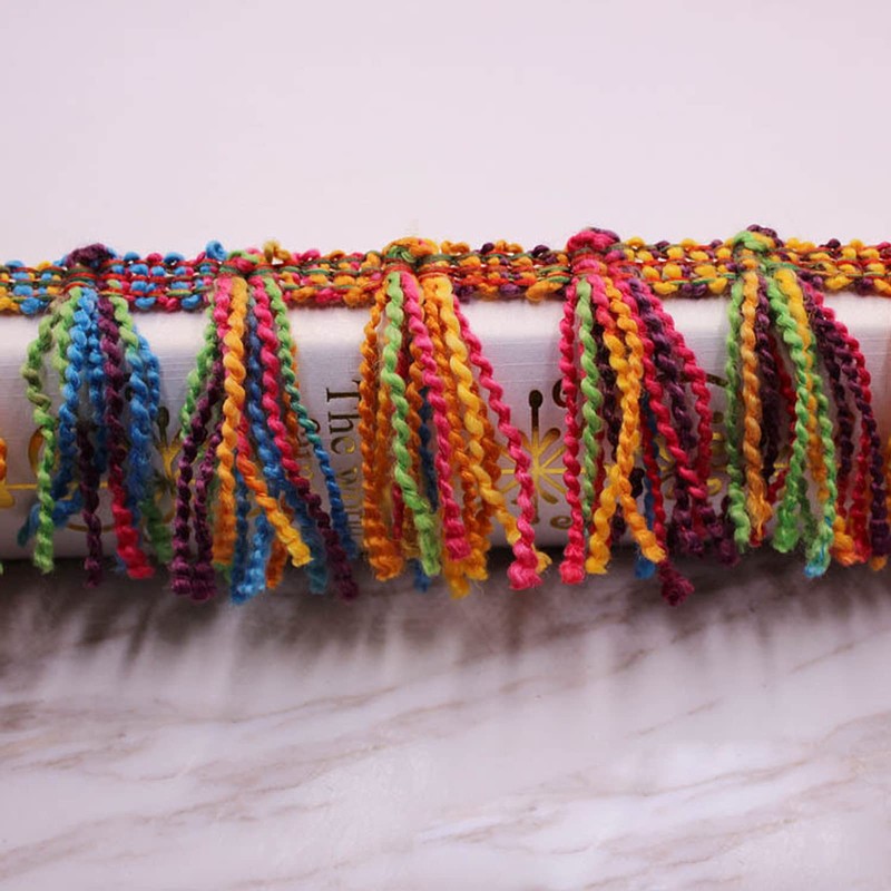 5 Yards Knitting Tassel Fringe Trim Ribbon Handwork DIY Craft