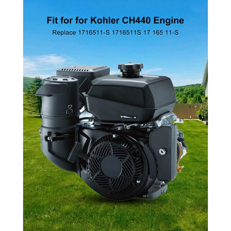 QAGGUM Starter Recoil Assembly Fit for Kohler CH440 Replace 17