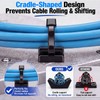 Yinkin 50 Pack Extra Heavy Cable Tie Mount 1/4 Inch