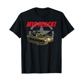 WW2 & Korean War American M18 Hellcat Tank Destroyer Boy Men T-Shirt
