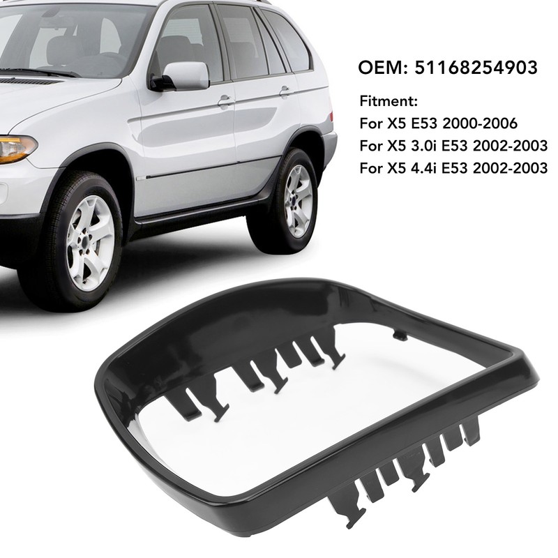 Left Door Mirror Cover Cap Trim Ring 51168254903 for X5