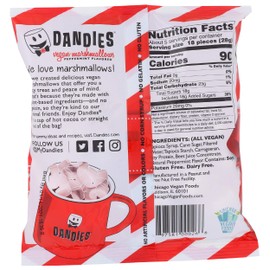 DANDIES Peppermint Mini Marshmallows, 5 OZ