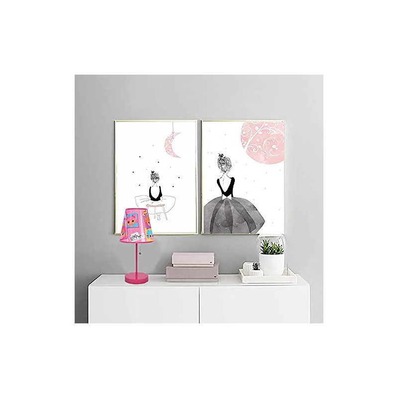 Lalaloopsy Doll Pink Table Lamp Light 16" High