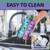 QRU Kitchen Utensil Holder for Countertop (H6.7” x W4.1”), Stainless