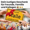 DankeDir! Malle Party Island Sign 30 x 20 cm Funny