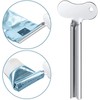6pcs Toothpaste Squeezer Stainless Steel,Toothpaste Tube Squeezer Tool,Toothpaste Roller Tube