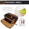 jxleichi Men's Long Wallet, Large Capacity, Long Wallet, Genuine Leather,
