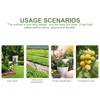 OUNONA Waterproof Plant Markers 30 CM Yellow 10 PCS