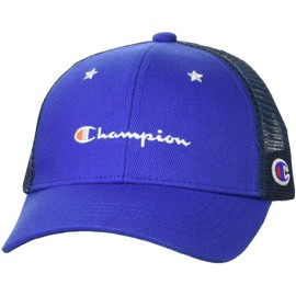 Champion 141-0091 Kids Mesh Cap, Blue, 20.9 - 21.7 inches (53 - 55 cm), Free Size