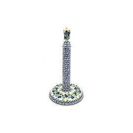 Polish Pottery Paper Towel Holder - Blue Berries