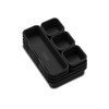 madesmart Antimicrobial 8-Piece Interlocking Bin Pack Customizable Multi-Purpose Drawer, One