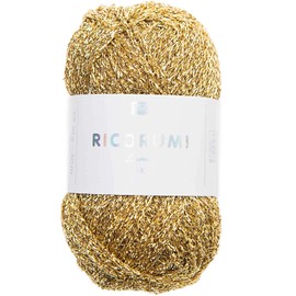 10 g Ricorumi Lame dk, Colour: 002, Gold, Perfect for Combining with Standard Colours