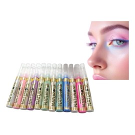 Pack de 12 Delineadores Líquidos Naturone, Larga Duración y Acabado Mate en 12 Colores