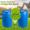 HappyAlley Rain Barrel Linking Kit, 8 inch Rain Barrel Hose