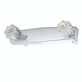 Mobile Home Two Handle Shower Diverter Non-Metallic 8" Shower Only Valve RV Shower Faucet.Chrome Finish