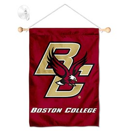 Boston College Eagles Window Wall Banner Hanging Flag with Suction Cup
