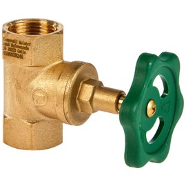 CORNAT T571322 Straight-Run Globe Valve, Brass, 3/4", Clear