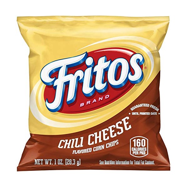 Fritos Corn Chips, Chili Cheese, 1 Ounce (Pack of 40)