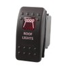 Mintice™ 12 V Car Red LED Light Illuminated Rocker Switch