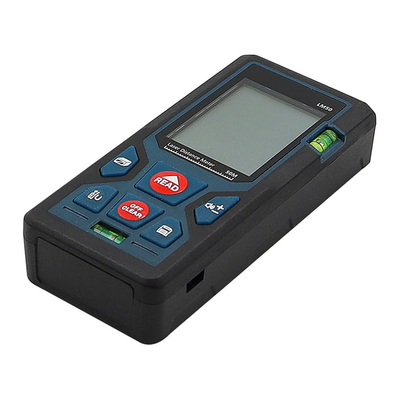 Tiardey Rangefinder,LM50 50M Digital Laser Distance Measurer With LCD Backlight
