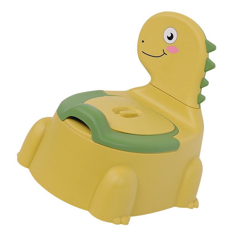 Potty Chair Cartoon Dinosaur Adjustable Height Safe PP Detachable Potty