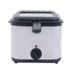 Electric Deep Fryer with Basket - 1000W, 2.5L Oil Container,