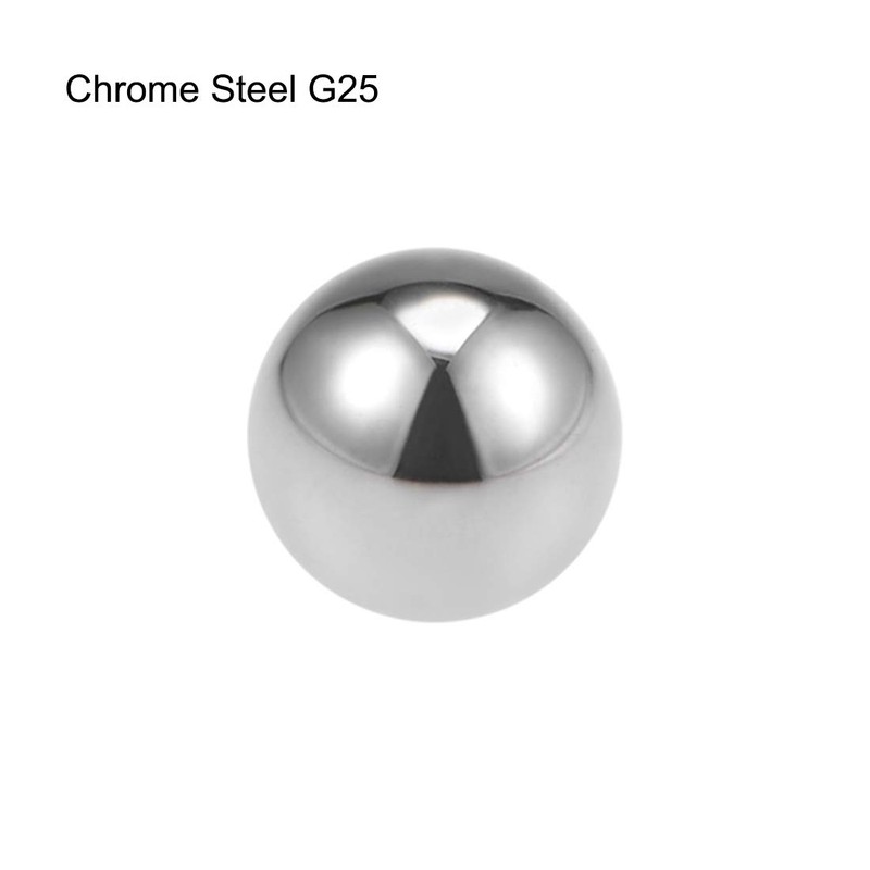 sourcing map Precision Balls 2" Solid Chrome Steel G25 for