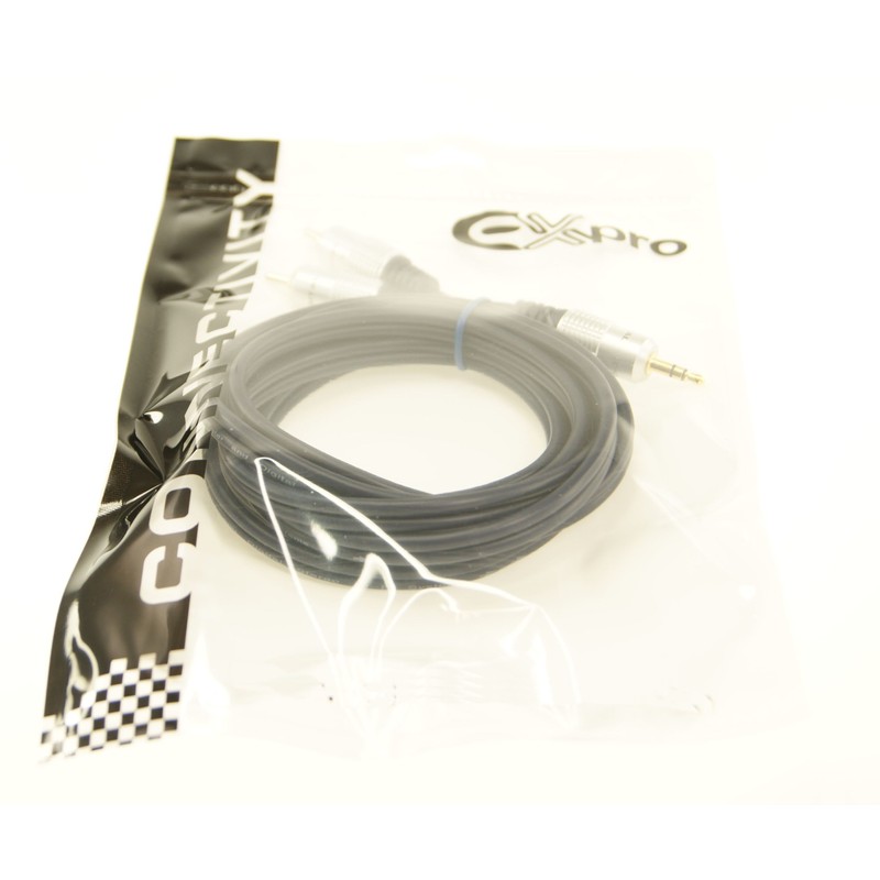 Ex-Pro® - ProAV OFC Gold - Metal Audio Stereo Cable