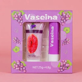 Balsamo Para Labios Hidratante Vaselina  Exfoliante 6 Duos                                                                                            