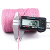 G2PLUS Pink Jute String Twine 2MM, 100M Natural Garden Jute