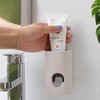 PACIOCEAN Automatic Toothpaste Dispenser with Wall Mounted Hands Free Toothpaste