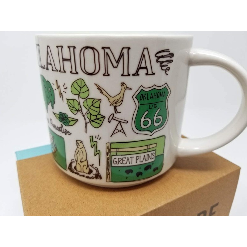 Starbucks OKLAHOMA 2018 Been There Series Ceramic Coffee Cup