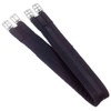 Kerbl Saddle Girth, Padded, Roller Buckles, Cotton Strap, Black, 100-140