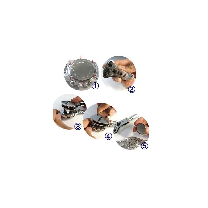  Screw Down Watch Back Opener, For Waterproof Watches, Comes