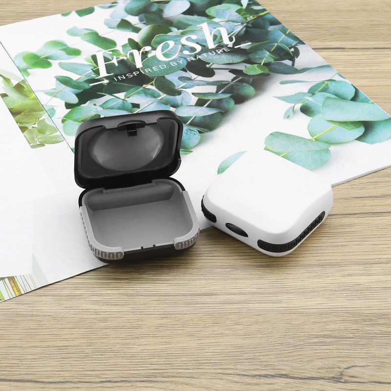 Set of 2 Hearing Aid Box Hard Protective Case Hearing