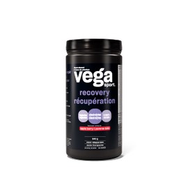 Vega Sport Post-Workout Recovery Accelerator, Apple Berry (20 Servings) Vegan, Non Dairy, Gluten Free, BCAAs, 540g (Packaging May Vary)