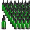 Easeen 48 Pack 1/2oz Green Glass Dropper Bottles, Eye Dropper