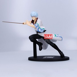 Banpresto Action Figure Gintoki Sakata Gintama - Vibration Stars - 20th Anniversary - Width 17 cm - Multicoloured - BP29413P - Collectible Figure - Ideal for Anime Fans