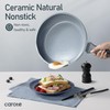 CAROTE 14 Pcs Ceramic Cookware Set, Pots and Pans Set