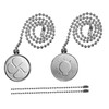 TWDRTDD Ceiling Fan Pull Chains Ornaments, 2 Pieces 12-inch Long