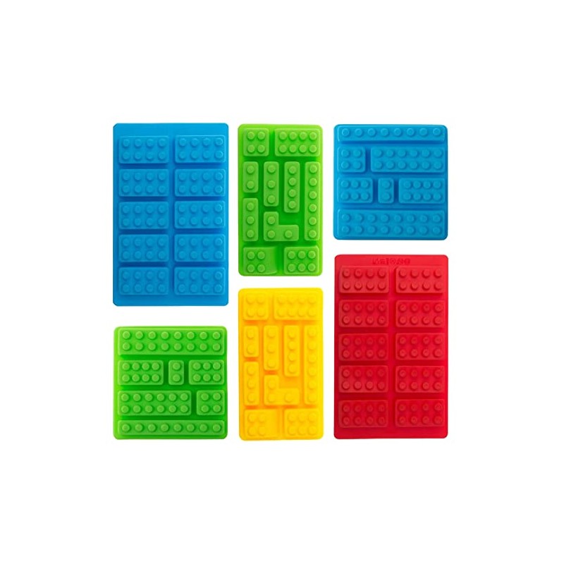 TYH Supplies Block Mold Silicone Ice Tray | 6 Pack