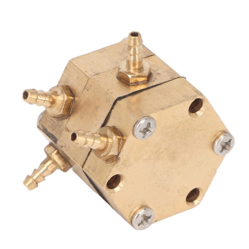 Hexagonal Dental Water Valve Good Passability Copper Water Pressure Regulator