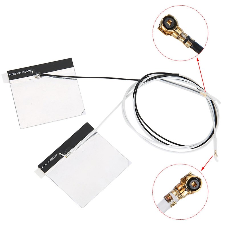 2pcs I-pex 4 Built in WiFi Antenna IPEX4 M.2 Antenna