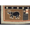 India Arts African Animal Print Tablecloth Rectangle 70x106 Tapestry Wall