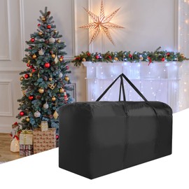 12 Foot Christmas Tree Storage Bag,heavy duty storage bags with Durable Handles & Dual Zipper,Christmas Tree Storage Bag Fits Up to 12 ft Tall Artificial Disassembled Trees